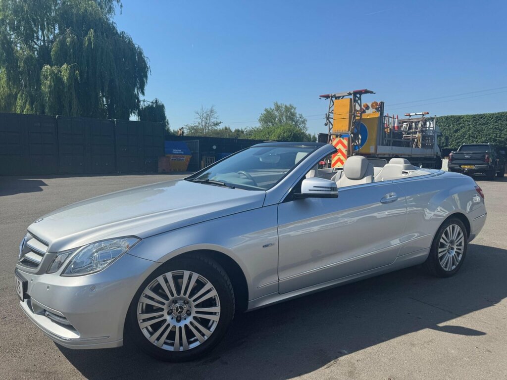Mercedes-Benz E Class 3.0 E350 Cdi V6 Blueefficiency Se Cabriolet G-tron YC12OAS Silver #6