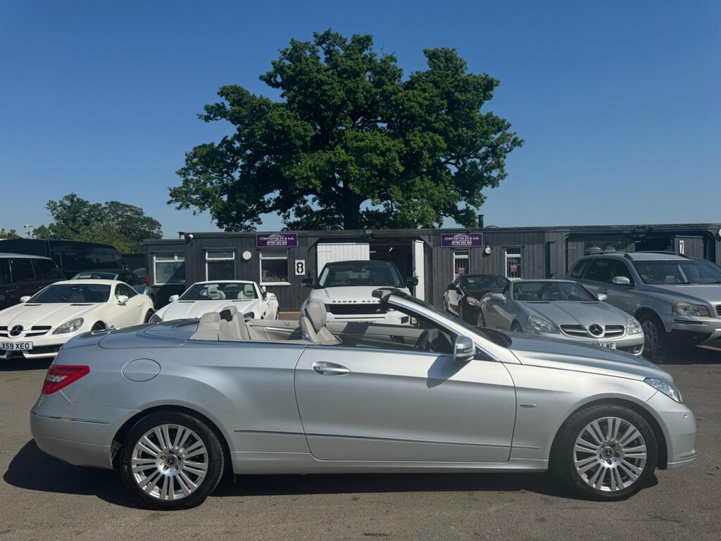 Mercedes-Benz E Class 3.0 E350 Cdi V6 Blueefficiency Se Cabriolet G-tron YC12OAS Silver #2
