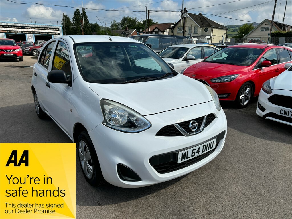 Nissan Micra Visia White