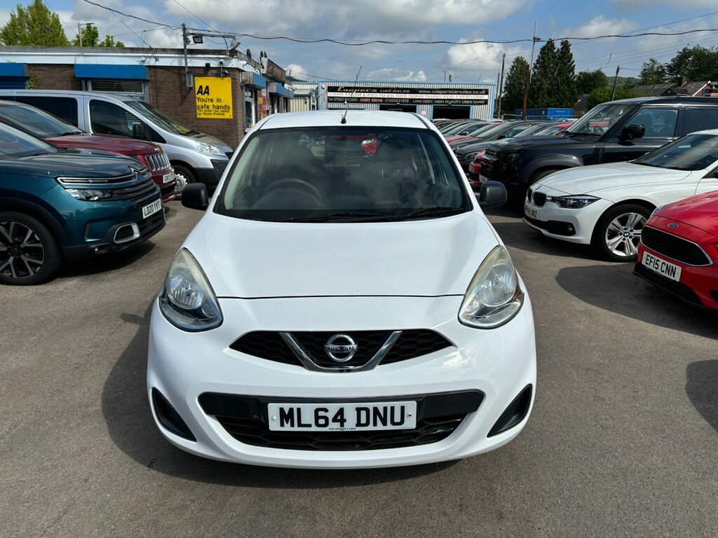 Nissan Micra Visia White #2
