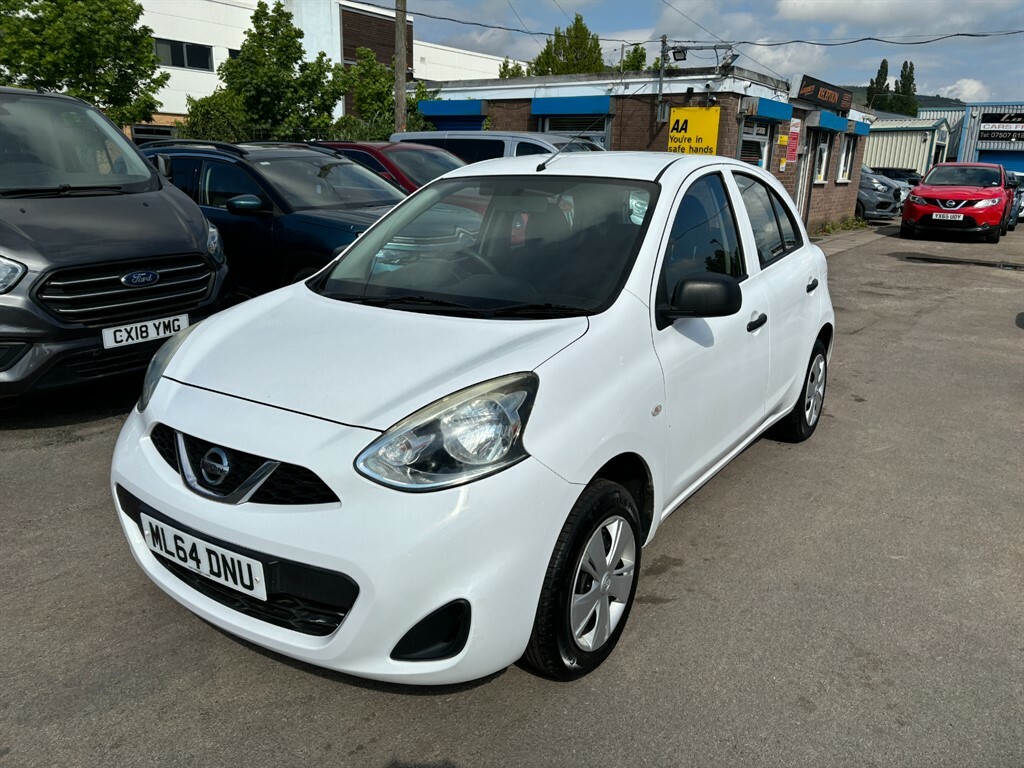 Nissan Micra Visia White #3