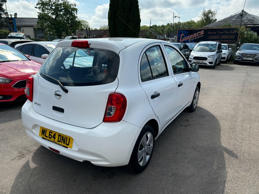 Nissan Micra Visia White #6