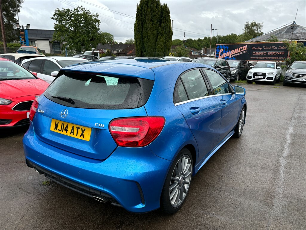 Mercedes-Benz A Class Cdi Blueefficiency Amg Sport WJ14ATX Blue #6