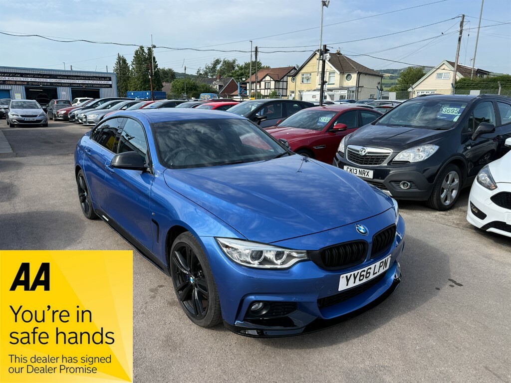 BMW 4 Series Gran Coupe Xdrive M Sport Gran Coupe Blue