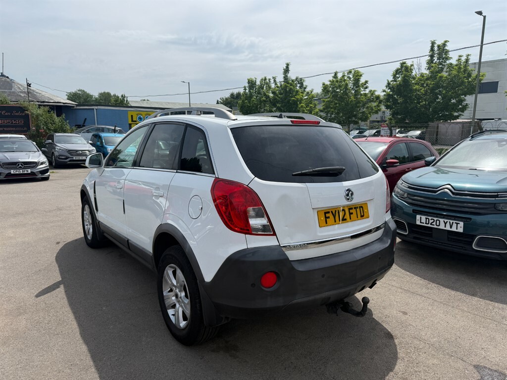 Vauxhall Antara Exclusiv Cdti White #4