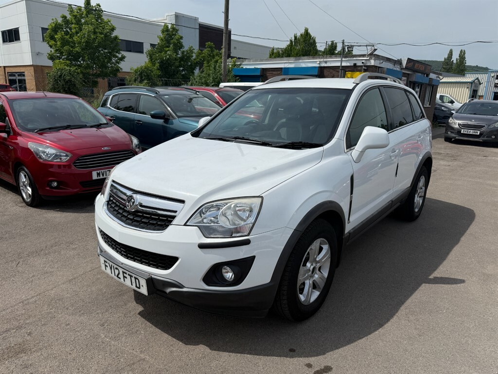 Vauxhall Antara Exclusiv Cdti White #3
