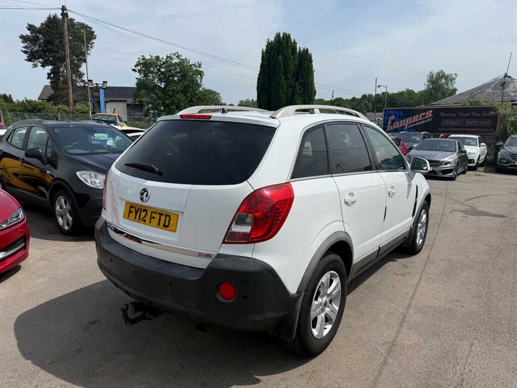 Vauxhall Antara Exclusiv Cdti White #6
