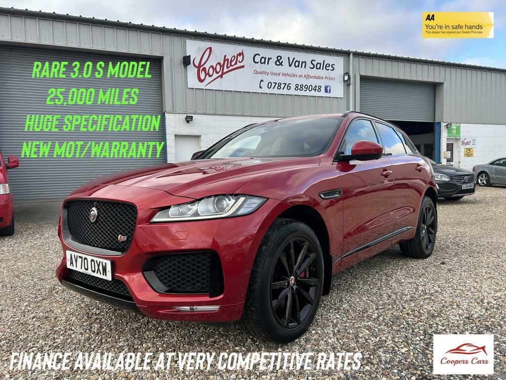 Jaguar F-Pace 3.0 D300 V6 S Suv Awd Euro 6 Ss Red
