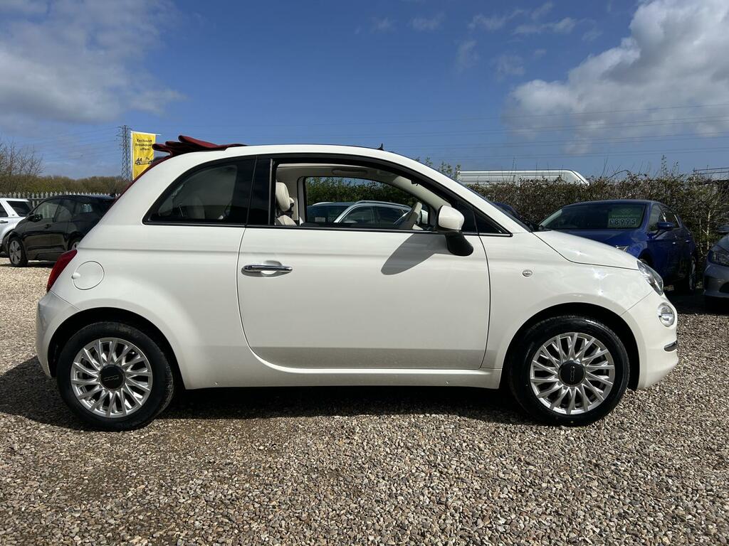 Fiat 500C 1.2 Eco Lounge Convertible Euro White #4