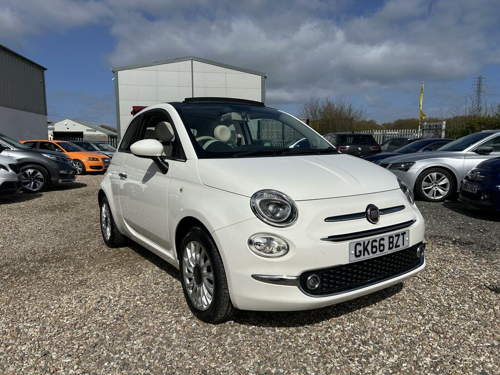 Fiat 500C 1.2 Eco Lounge Convertible Euro White #3