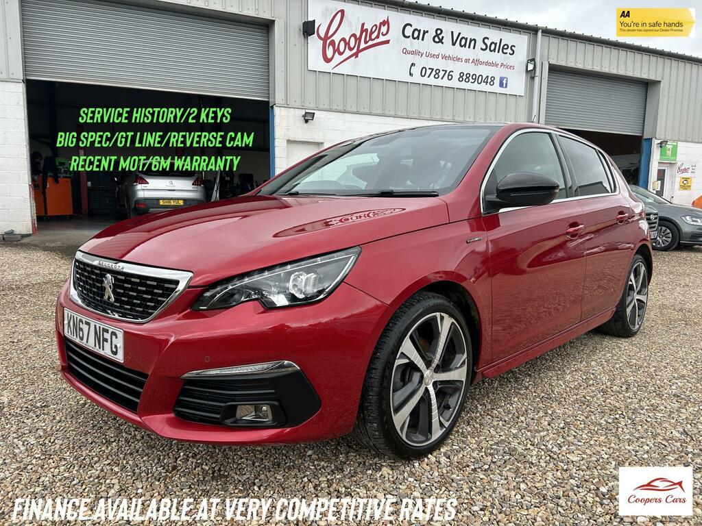Peugeot 308 1.6 Bluehdi Gt Line Hatchback Eu Red