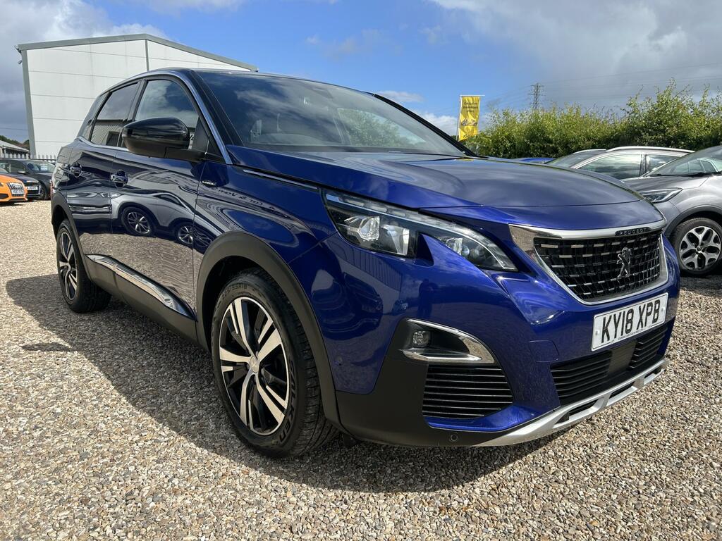 Peugeot 3008 1.6 Bluehdi Gt Line Suv Euro 6 KY18XPB Blue #4