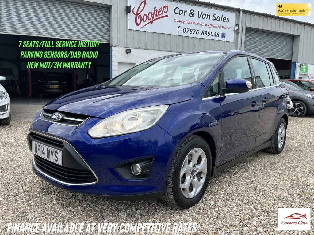 Ford Grand C-Max 1.6 Tdci Zetec Mpv Euro 5 115 P Blue