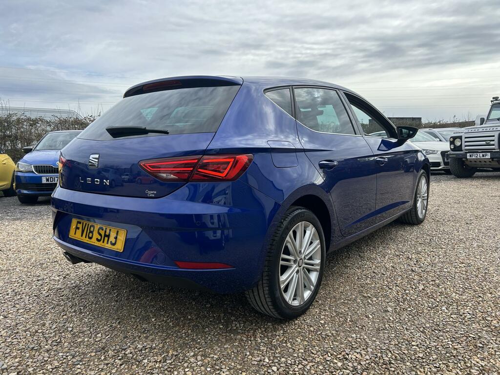 Seat Leon 2.0 Tdi Xcellence Technology Hatchback FV18SHJ Blue #5