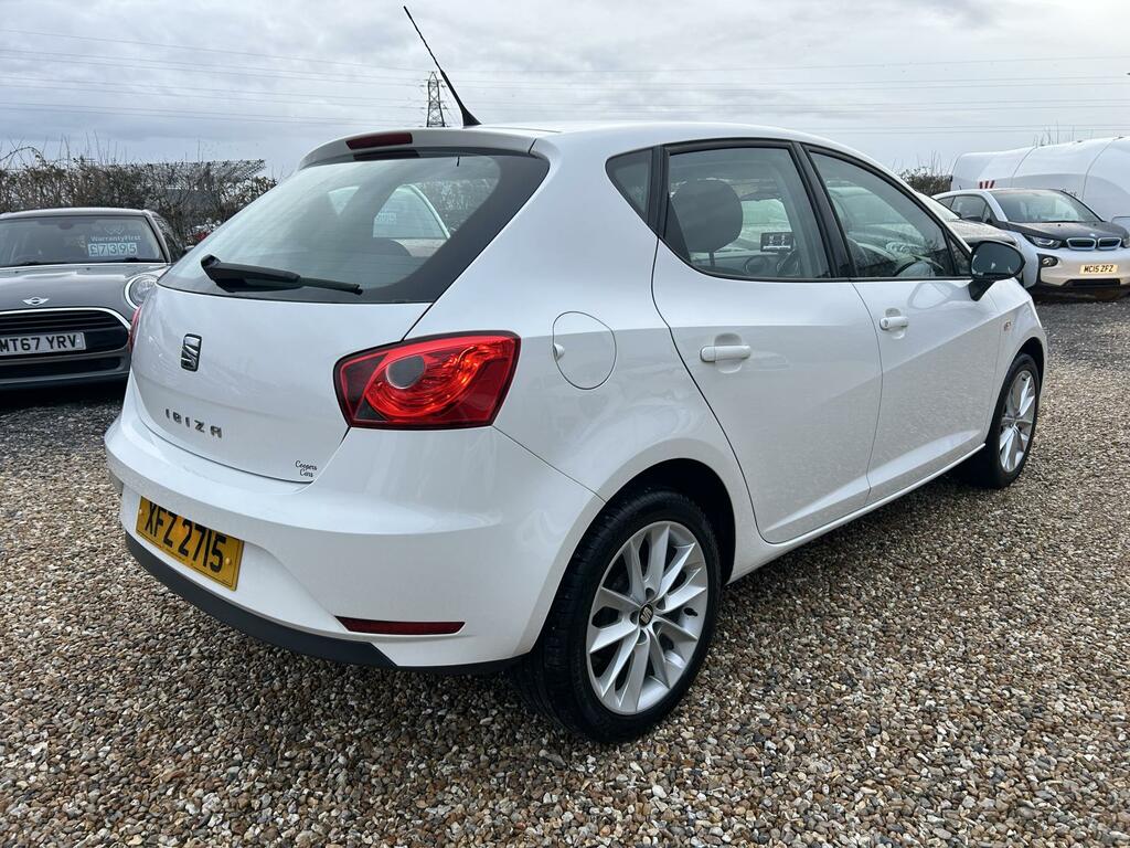 Seat Ibiza 1.4 Toca Hatchback Euro 5 85 Ps XFZ2715 White #6