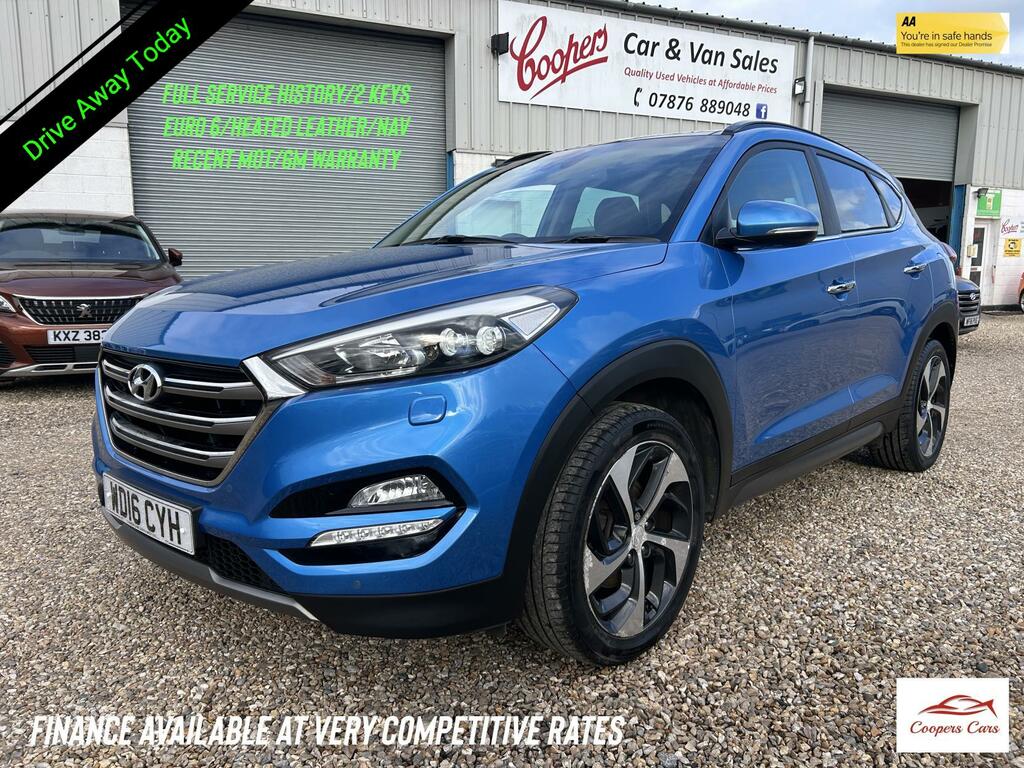 Hyundai Tucson 2.0 Crdi Blue Drive Premium Se Suv Manu Blue