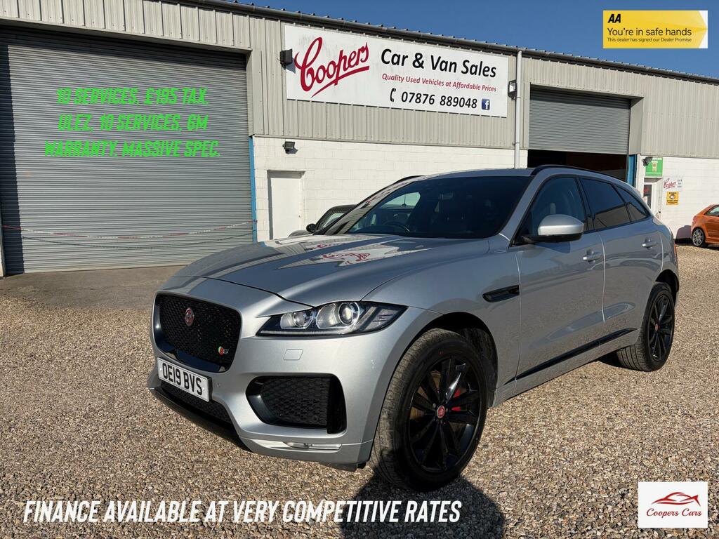 Jaguar F-Pace 3.0 D300 V6 S Suv Awd Euro 6 Ss Silver
