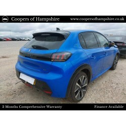 Peugeot e-208 Electric Blue