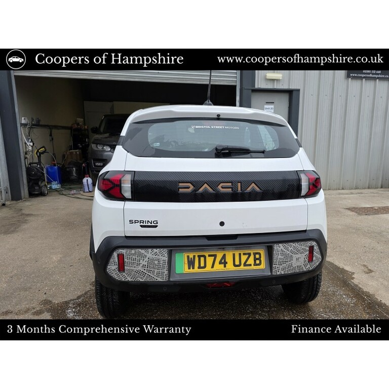 Dacia Spring Electric WD74UZB White #3