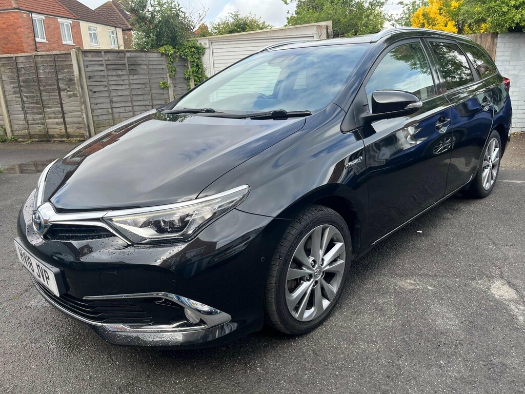 Toyota Auris 1.8 Vvt-h Excel Touring Sports Cvt Euro 6 Ss HV18JVP Black #2