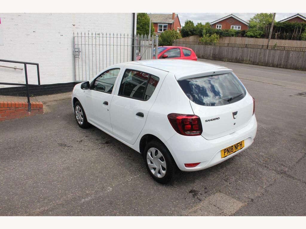 Dacia Sandero 1.0 Sce Ambiance Euro 6 PN18NFH White #4