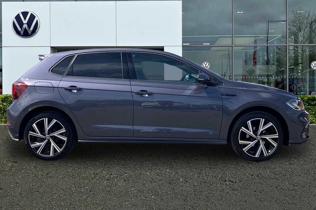 Volkswagen Polo 1.0 Tsi R-line PJ73KVM Grey #4