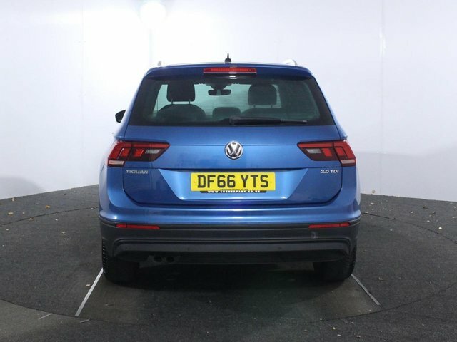 Volkswagen Tiguan 2.0 Tdi Bluemotion Tech Se Navigation Suv Dies DF66YTS Blue #6