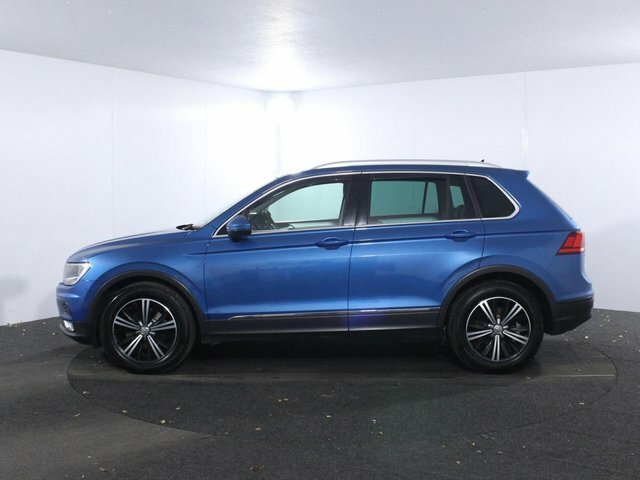 Volkswagen Tiguan 2.0 Tdi Bluemotion Tech Se Navigation Suv Dies DF66YTS Blue #4