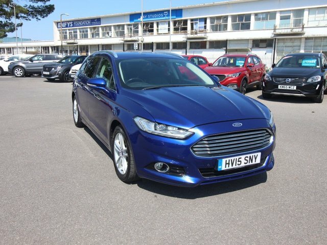 Ford Mondeo 2.0T Ecoboost Titanium Estate Euro Blue