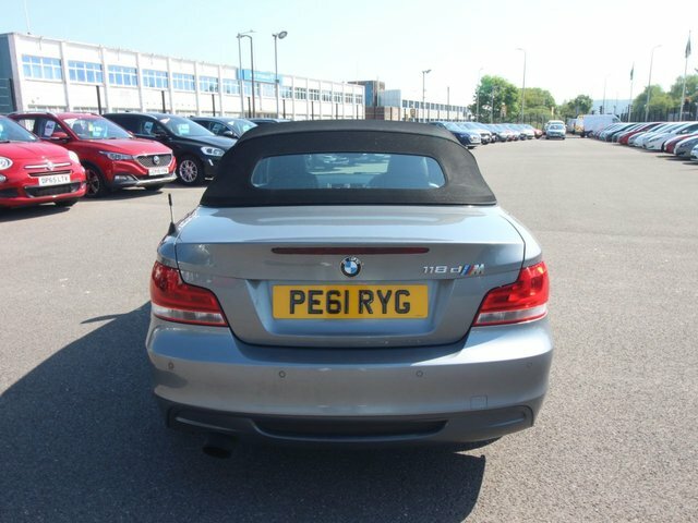 BMW 1 Series 2.0 118D M Sport Convertible Eur PE61RYG Grey #6
