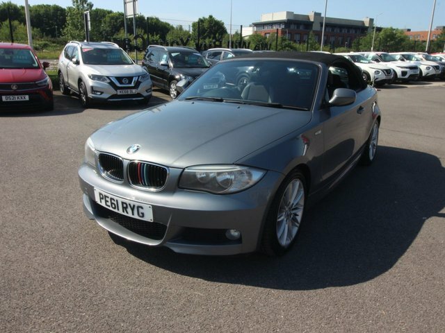 BMW 1 Series 2.0 118D M Sport Convertible Eur PE61RYG Grey #3