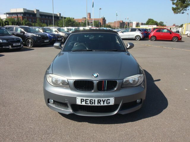 BMW 1 Series 2.0 118D M Sport Convertible Eur PE61RYG Grey #2