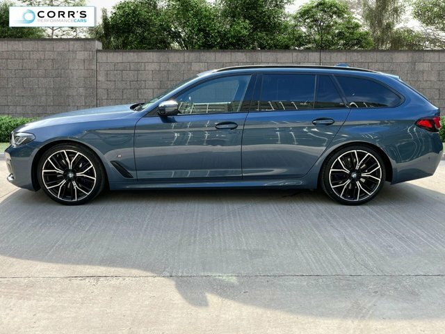 BMW 5 Series 2.0 520D Mht M Sport Touring Hybrid Ste VO72LPL Blue #5