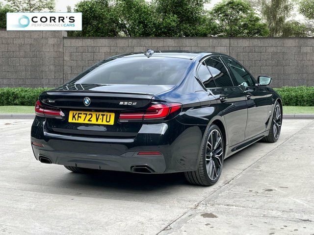 BMW 5 Series 3.0 530D Mht M Sport Saloon Hybrid Step Black #3