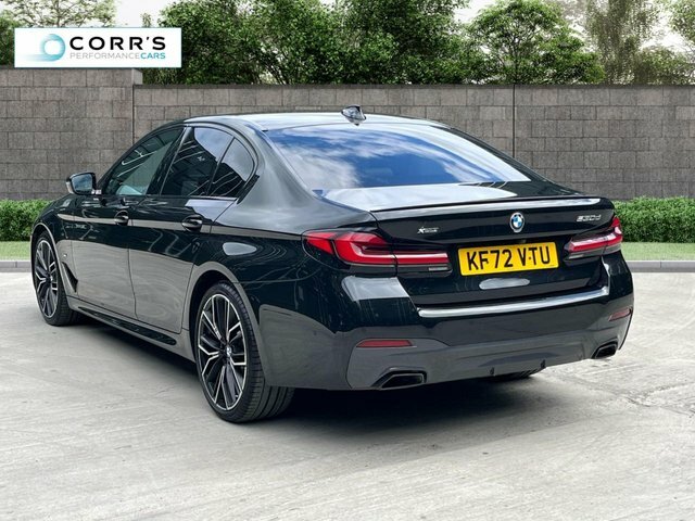 BMW 5 Series 3.0 530D Mht M Sport Saloon Hybrid Step Black #4