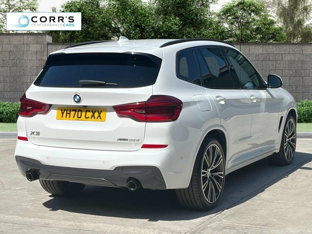 BMW X3 2.0 20D Mht M Sport Suv Hybrid Xdr YH70CXX White #3