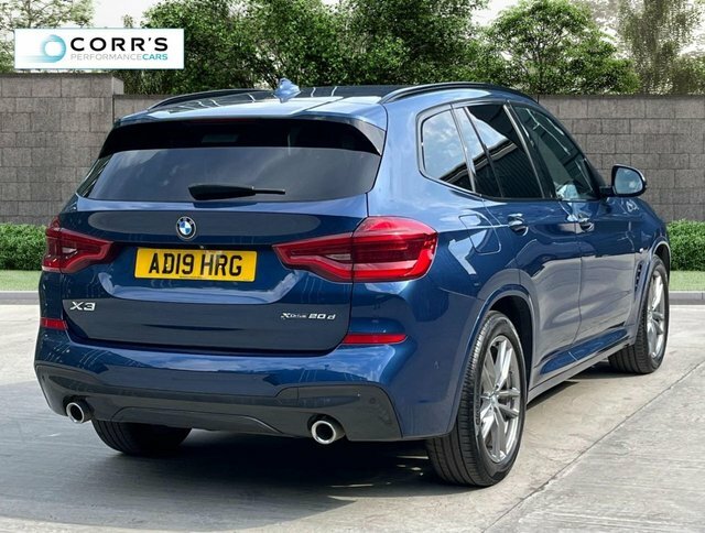 BMW X3 2.0 20D M Sport Suv Xdrive Euro 6 AD19HRG Blue #3