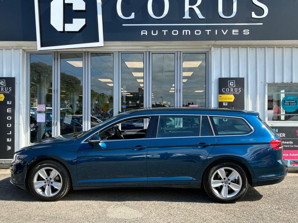 Volkswagen Passat Estate 2.0 Tdi Evo Se Nav Dsg Euro 6 Ss 20 BG70MRY Blue #4