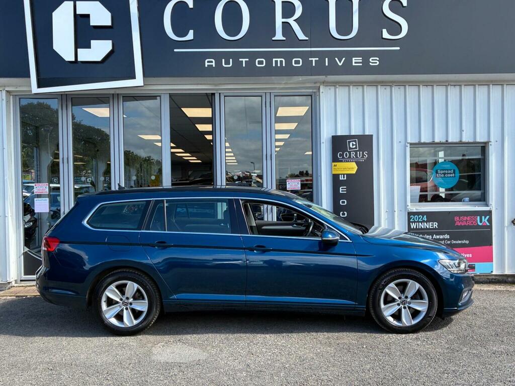 Volkswagen Passat Estate 2.0 Tdi Evo Se Nav Dsg Euro 6 Ss 20 BG70MRY Blue #5