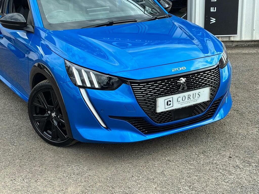Peugeot 208 Hatchback 1.2 Puretech Gt Line Eat Euro 6 Ss MK70TZS Blue #6