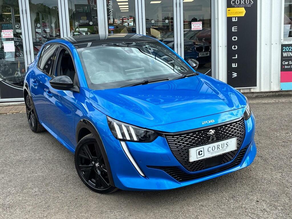 Peugeot 208 Hatchback 1.2 Puretech Gt Line Eat Euro 6 Ss MK70TZS Blue #5