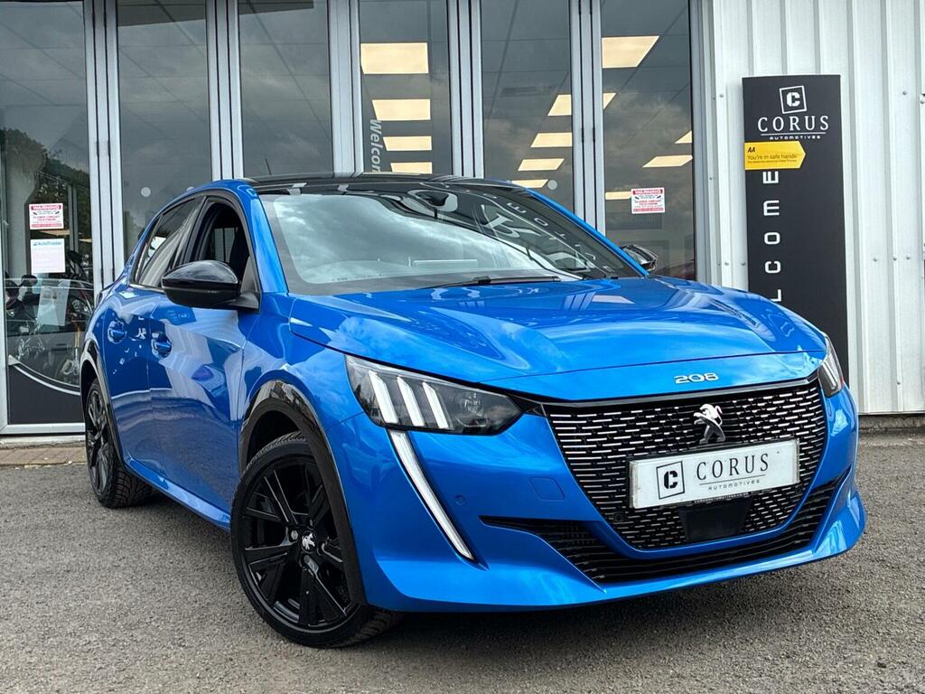 Peugeot 208 Hatchback 1.2 Puretech Gt Line Eat Euro 6 Ss MK70TZS Blue #4