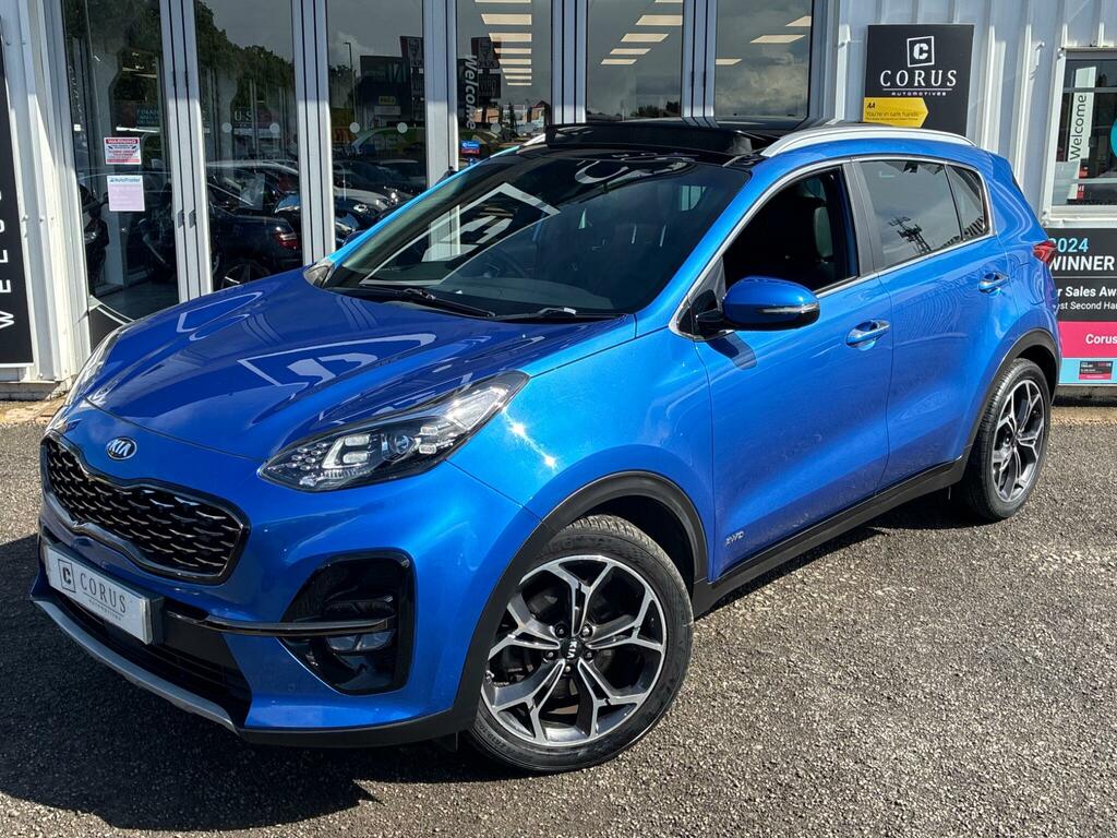 Kia Sportage 4X4 1.6 Crdi Mhev Gt-line S Dct Awd Euro 6 Ss 5 SK21WJF Blue #2