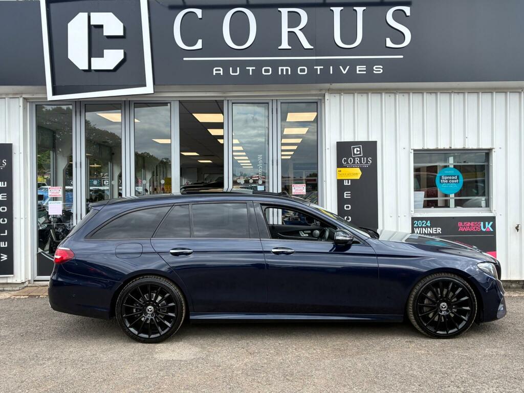 Mercedes-Benz E Class Estate 2.0 E220d Amg Line Night Edition Premium P DR02TEZ Blue #5