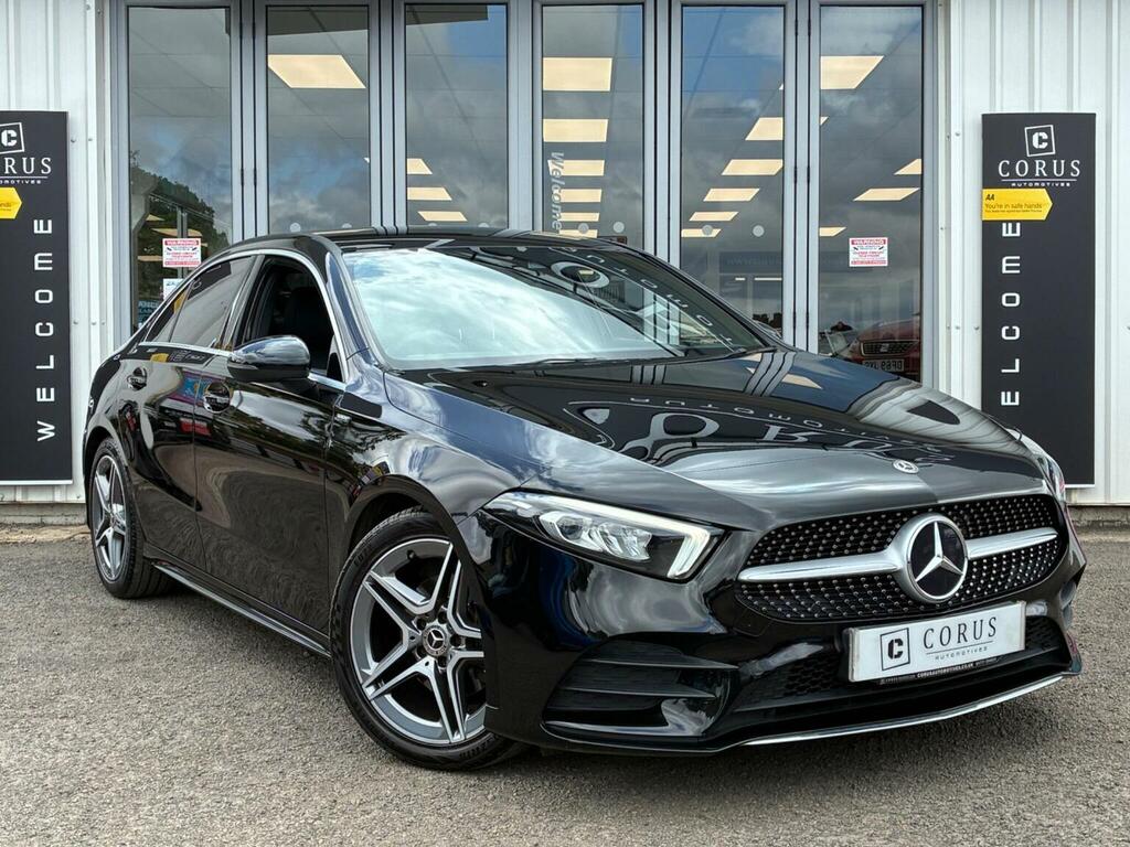 Mercedes-Benz A Class Saloon 1.3 A200 Amg Line 7G-dct Euro 6 Ss TB52ACB Black #4