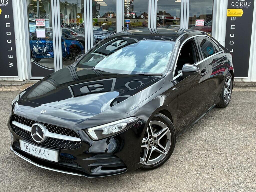 Mercedes-Benz A Class Saloon 1.3 A200 Amg Line 7G-dct Euro 6 Ss TB52ACB Black #2