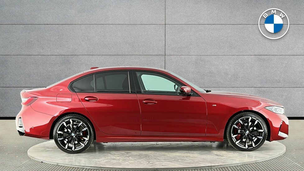 BMW 3 Series 320I M Sport Saloon YJ25TJG Red #3