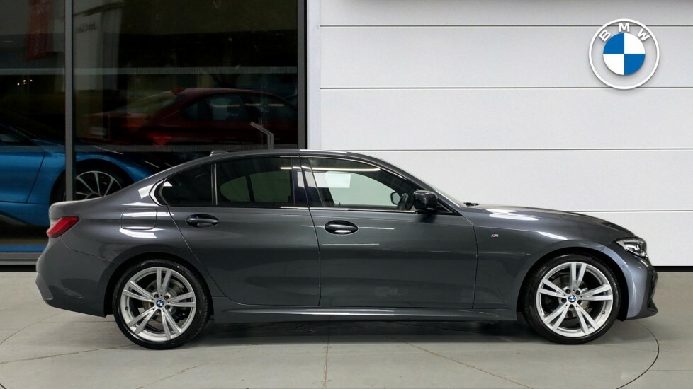 BMW 3 Series 320D M Sport Saloon CV19FUY Grey #3