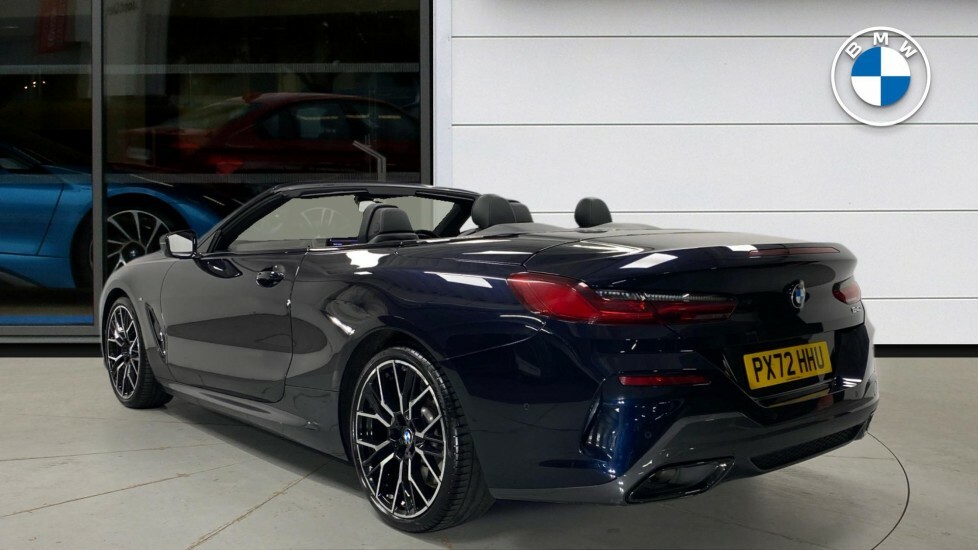 BMW 8 Series 840I M Sport Convertible Black #2