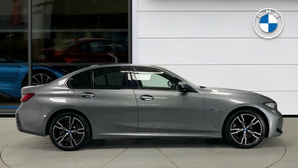 BMW 3 Series 330E M Sport Saloon YK73BYA Grey #3